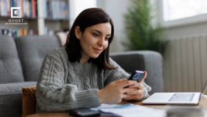 Illustration showing organized financial records, calculator, and documents representing professional bookkeeping saving money and ensuring business compliance.